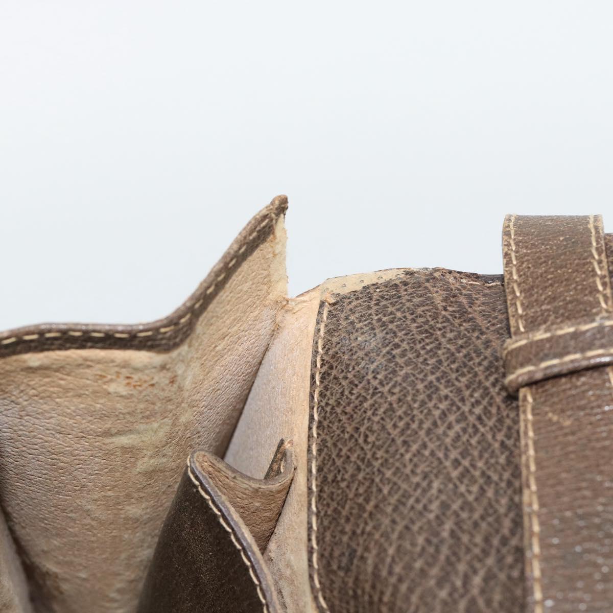GUCCI GG Supreme Web Sherry Line Shoulder Bag PVC Beige Gold Auth gh2212
