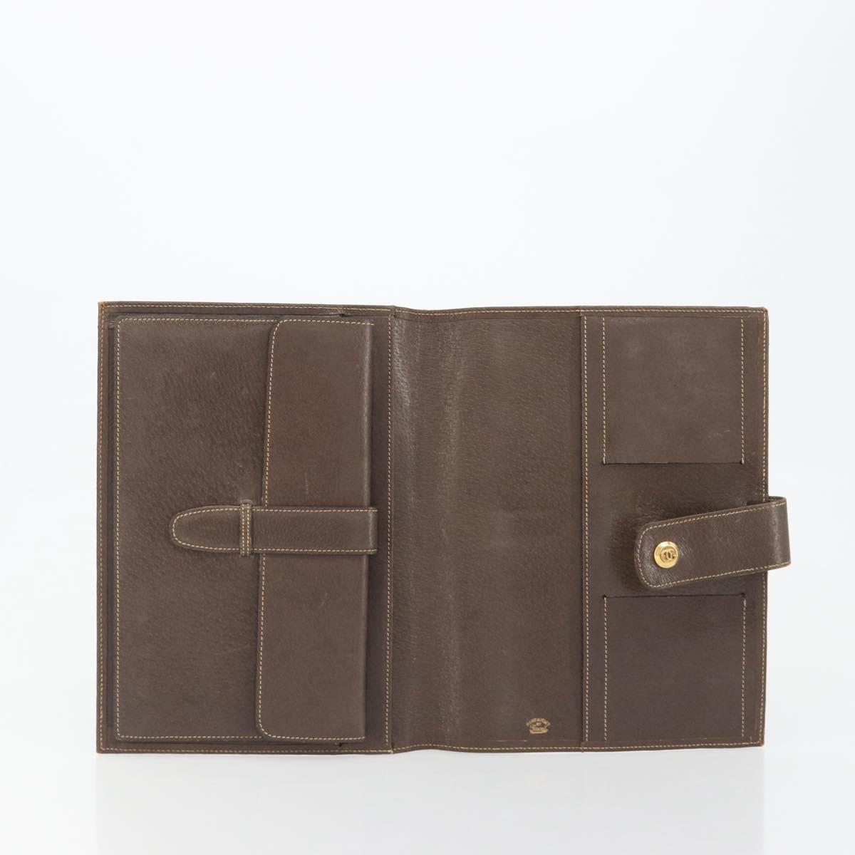 GUCCI GG Supreme Book Cover Day PVC Beige Gold Auth gh2217