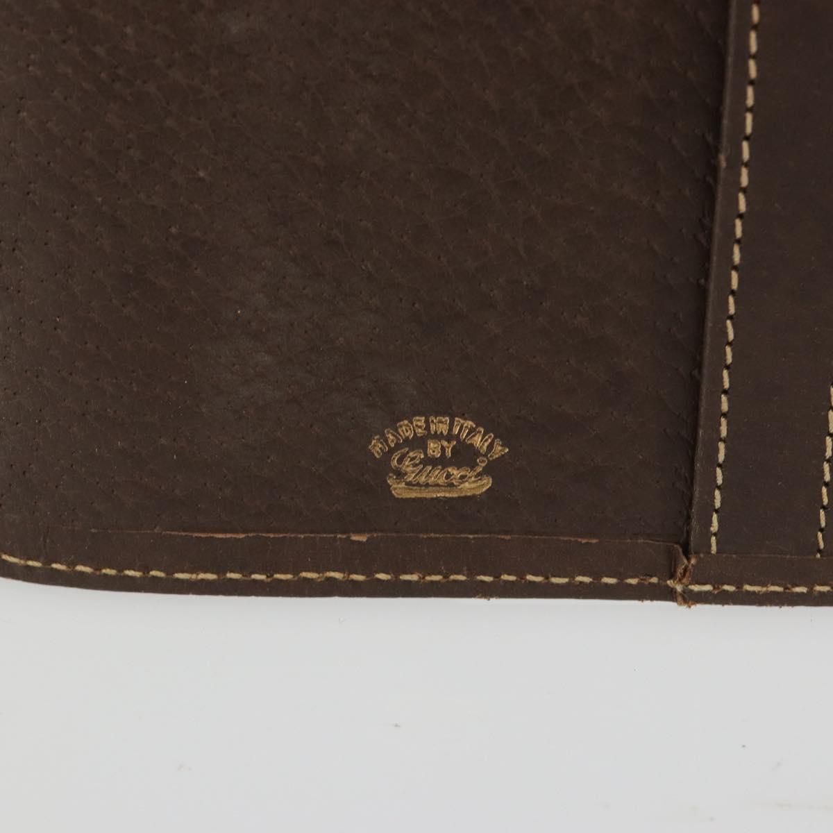GUCCI GG Supreme Book Cover Day PVC Beige Gold Auth gh2217