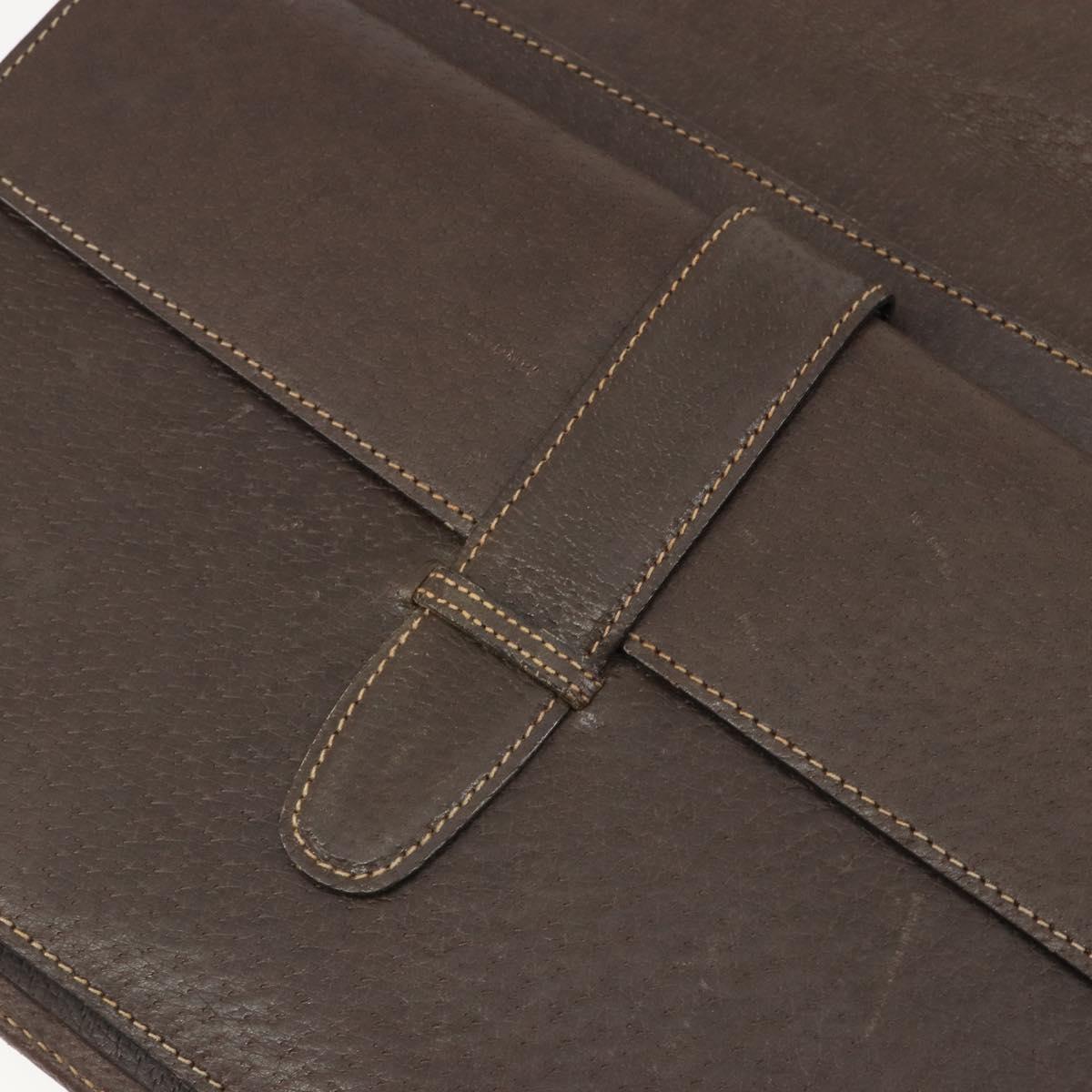 GUCCI GG Supreme Book Cover Day PVC Beige Gold Auth gh2217