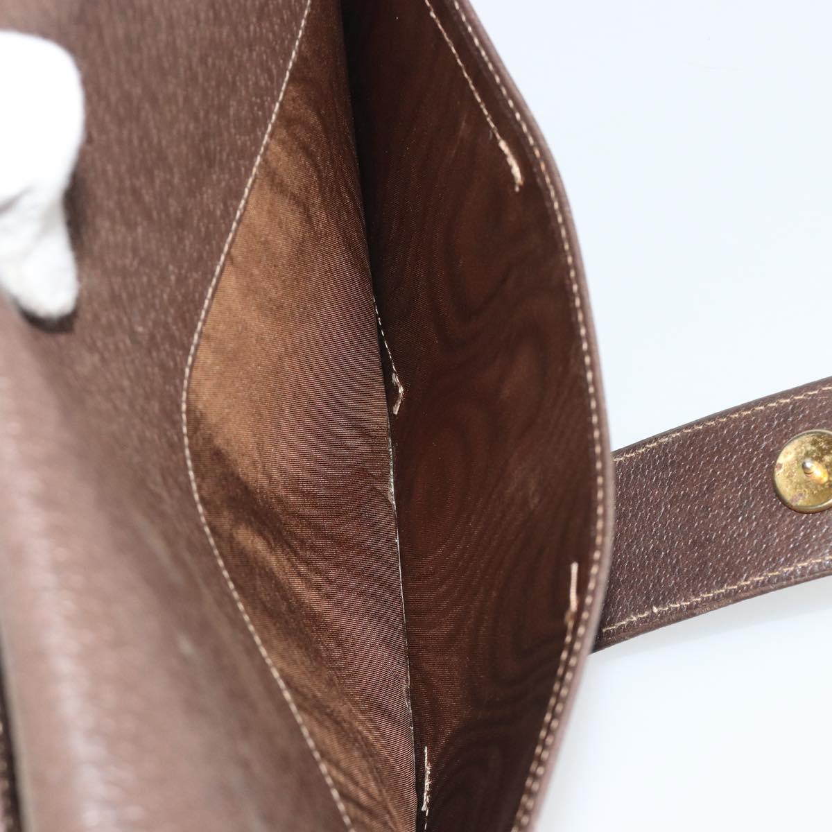 GUCCI GG Supreme Book Cover Day PVC Beige Gold Auth gh2217