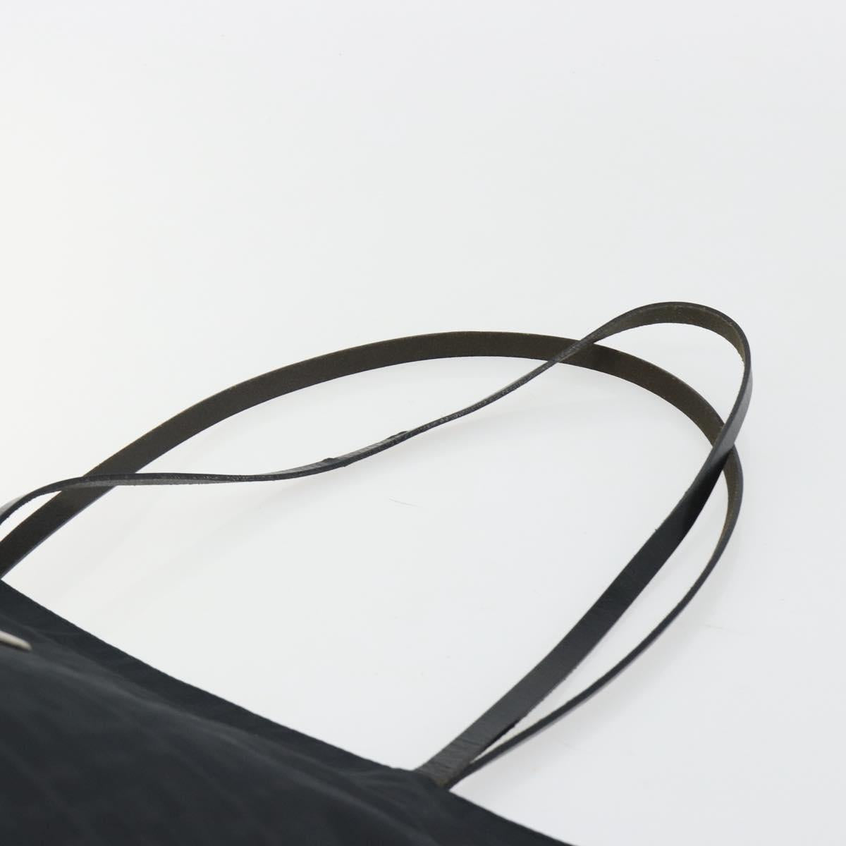 FENDI Zucca Canvas Mamma Baguette Tote Bag Brown Black Auth gh2218A