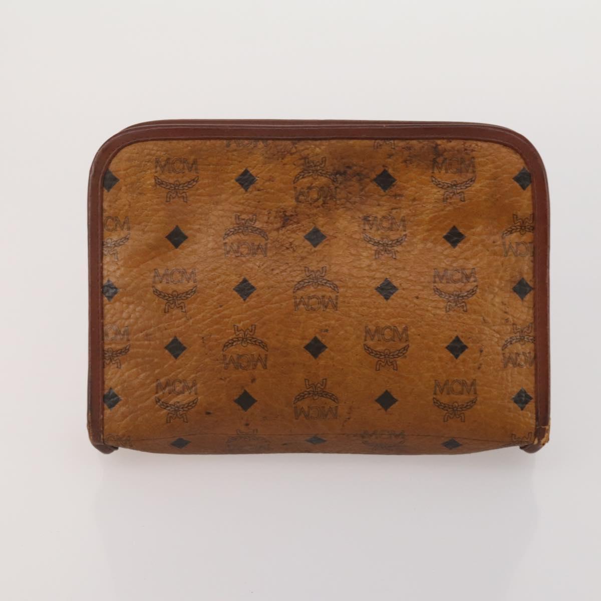 FENDI Celine MCM Clutch Bag Shoulder Bag Canvas Leather 5 Set Brown Auth gh2229