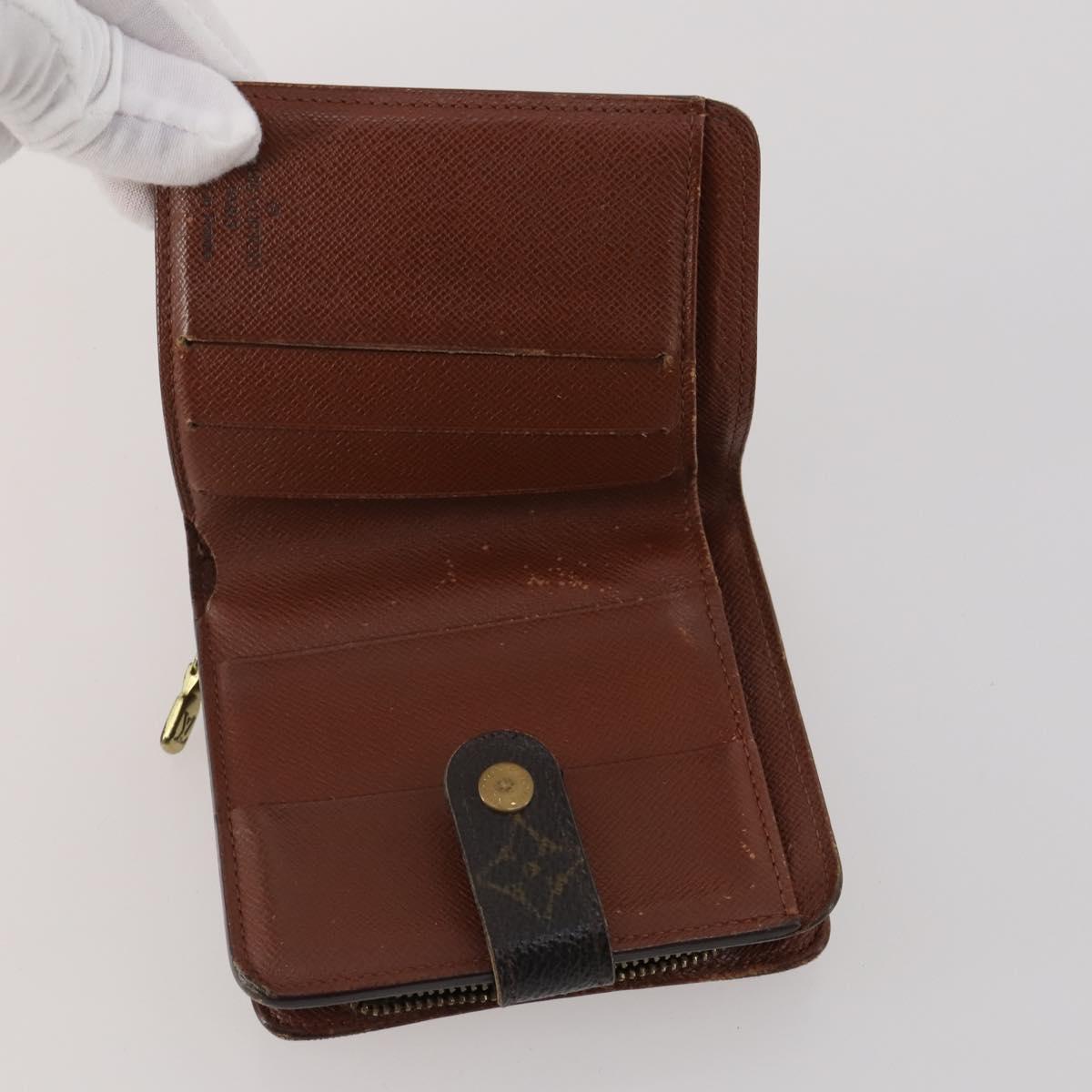LOUIS VUITTON PRADA Monogram Wallet Nylon 6 Set Black LV Auth gh2230