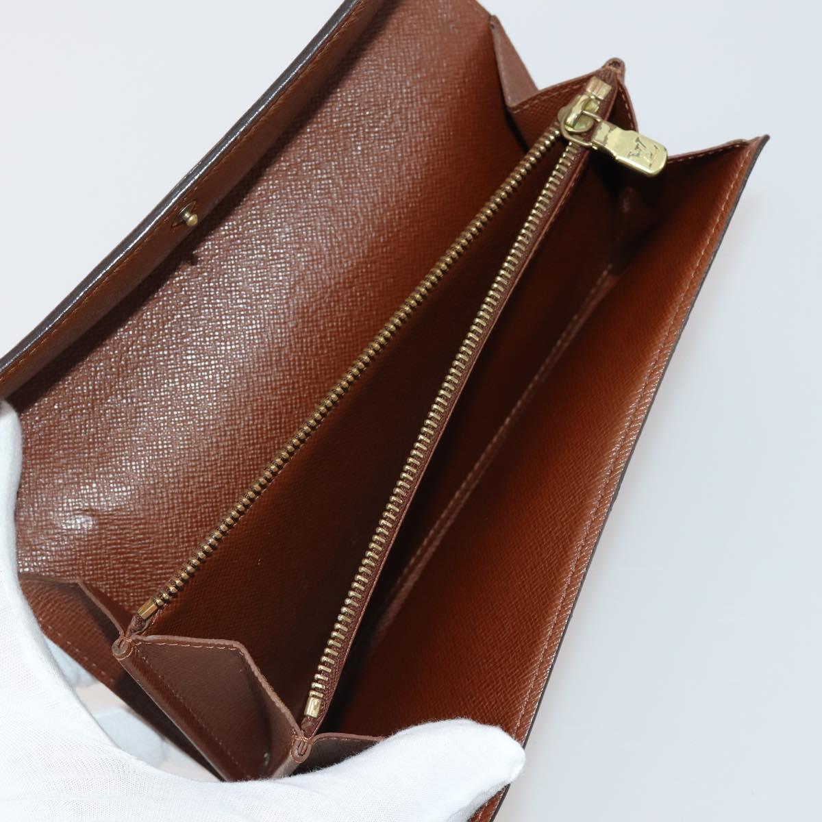 LOUIS VUITTON PRADA Monogram Wallet Nylon 6 Set Black LV Auth gh2230