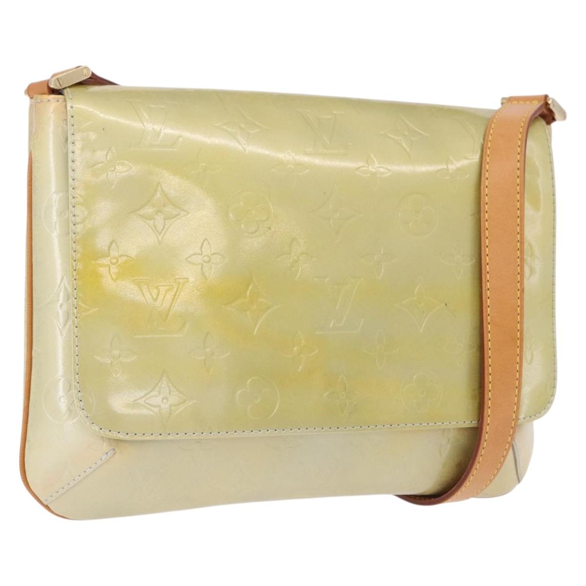 LOUIS VUITTON Monogram Vernis Thompson Street Bag Gris M91008 LV Auth gh2248