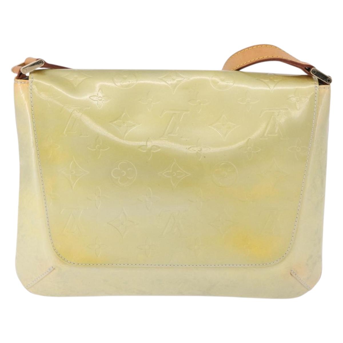 LOUIS VUITTON Monogram Vernis Thompson Street Bag Gris M91008 LV Auth gh2248