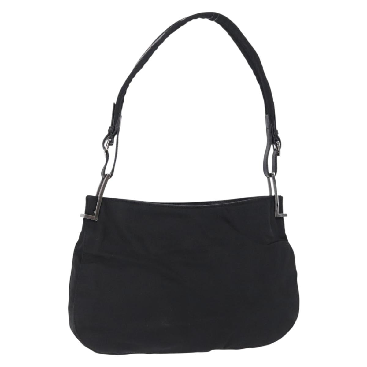 GUCCI Shoulder Bag Canvas Black 001 3193 Auth gh2266