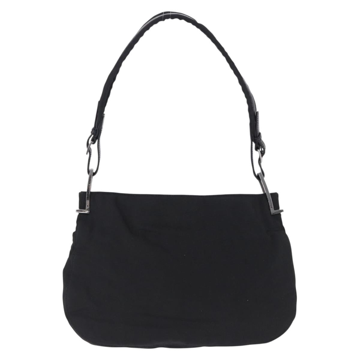 GUCCI Shoulder Bag Canvas Black 001 3193 Auth gh2266