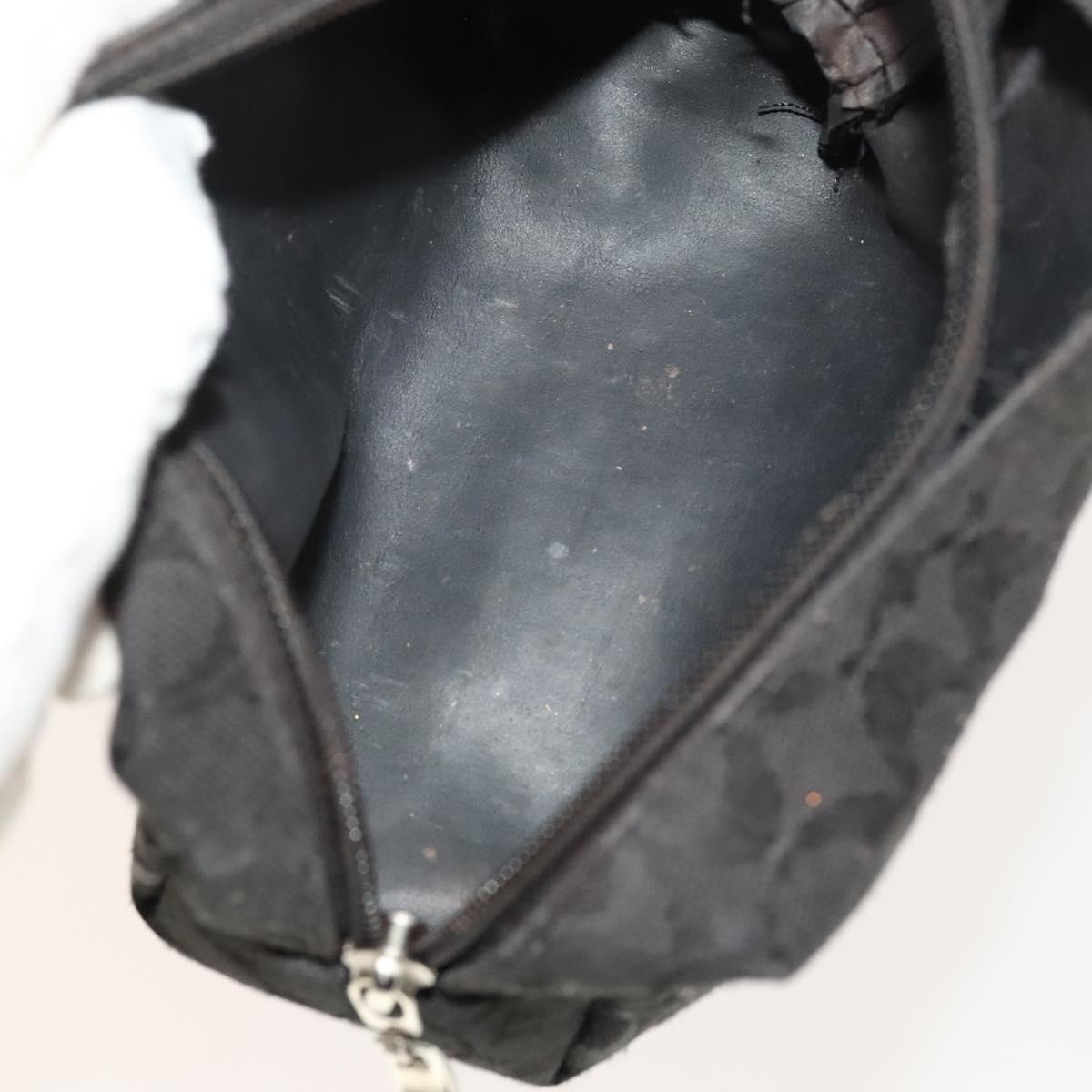 Coach Signature Pouch PVC Leather 5Set Beige White Auth gh227