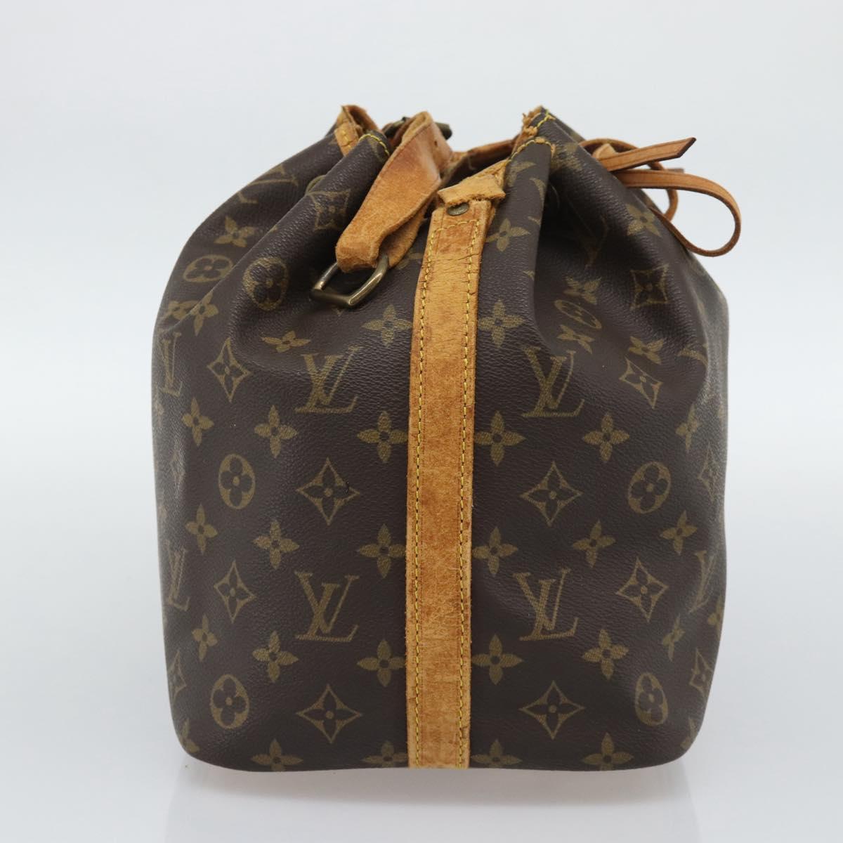 LOUIS VUITTON Monogram Petit Noe Shoulder Bag M42226 LV Auth gh2271