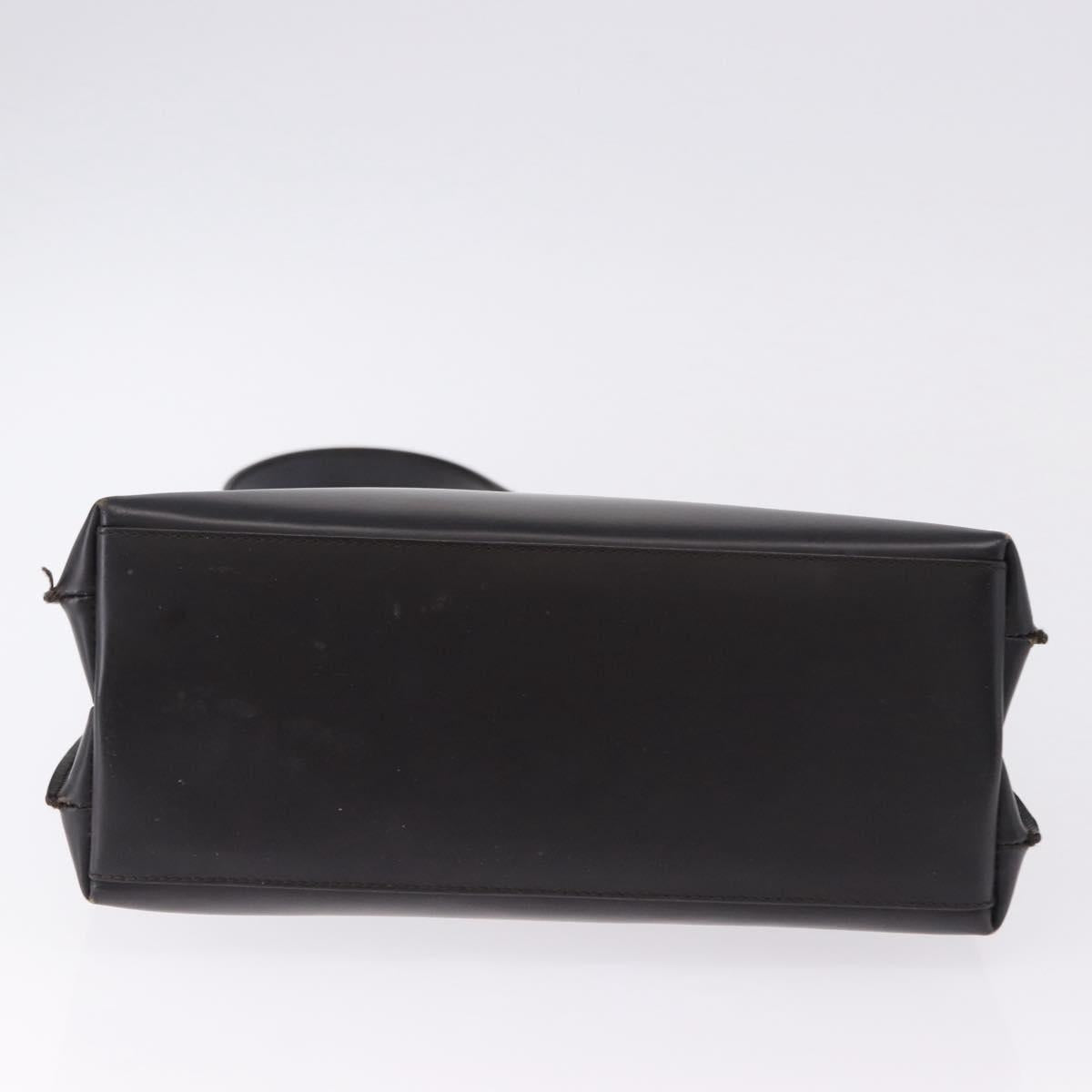 GUCCI Shoulder Bag Leather Black Silver 001 3015 Auth gh2272