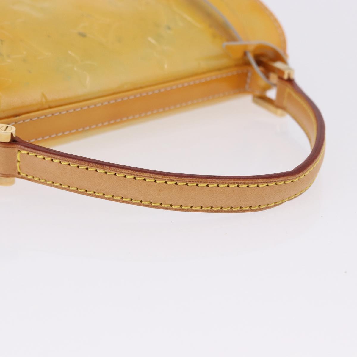 LOUIS VUITTON Monogram Vernis Spring street Hand Bag Gris M91029 LV Auth gh2277