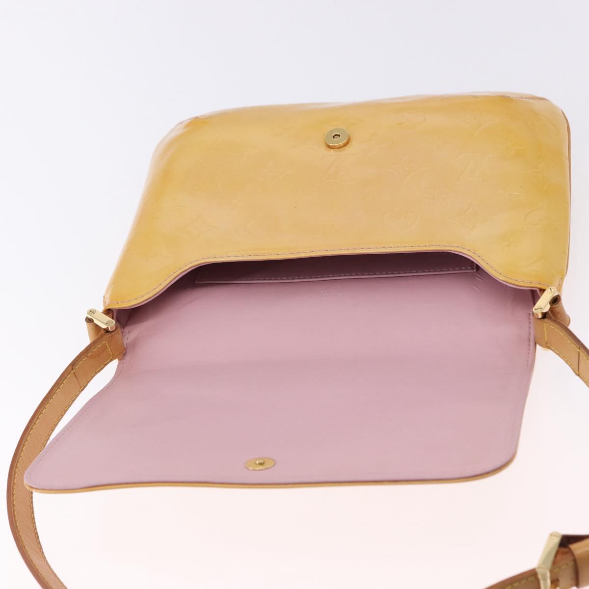 LOUIS VUITTON Monogram Vernis Thompson Street Pink M91070 LV Auth gh2278