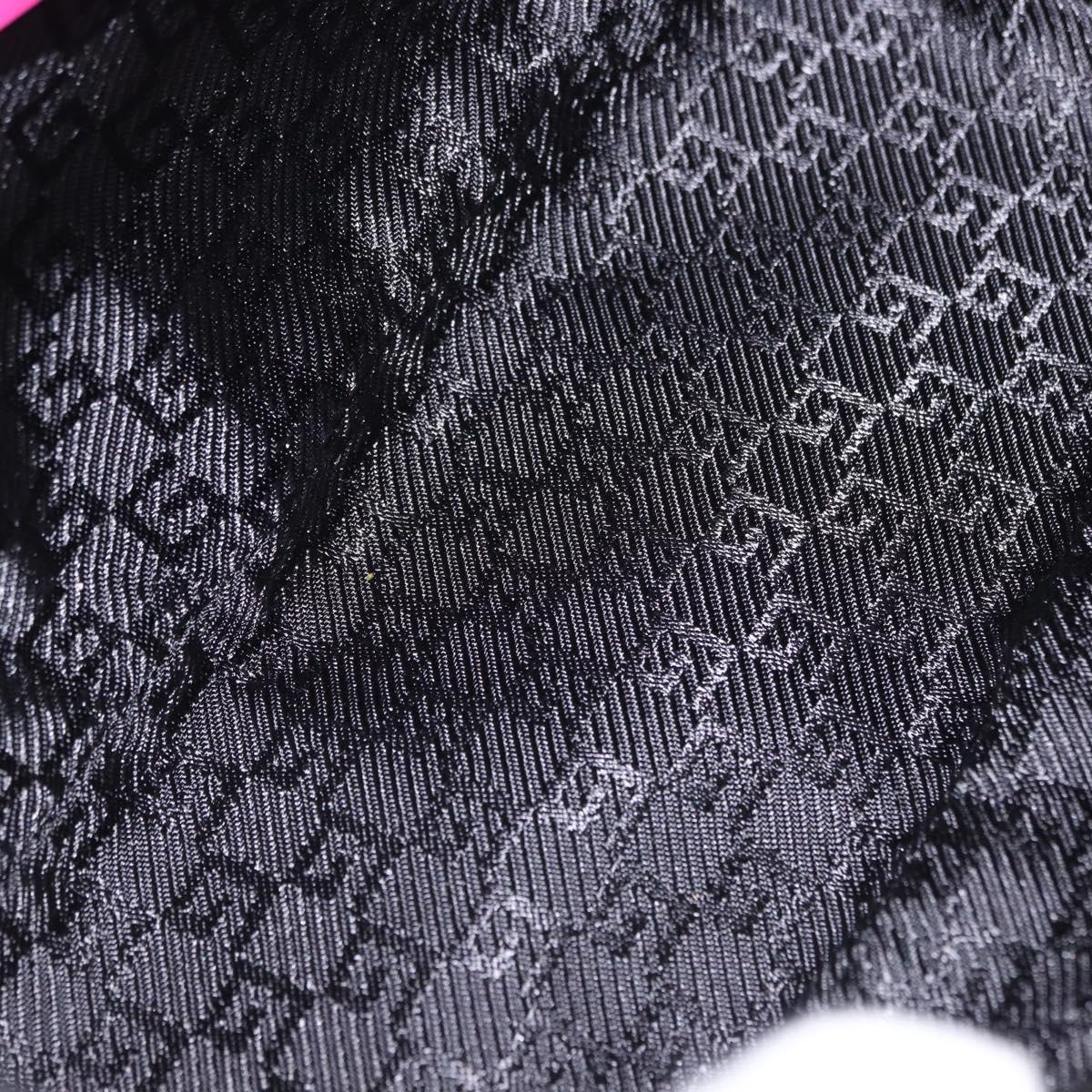 GUCCI Accessory Pouch Canvas Pink Silver 039 1103 Auth gh2280A