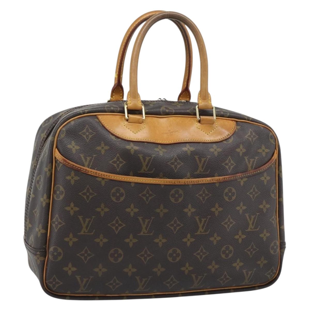 LOUIS VUITTON Monogram Deauville Hand Bag M47270 LV Auth gh2286