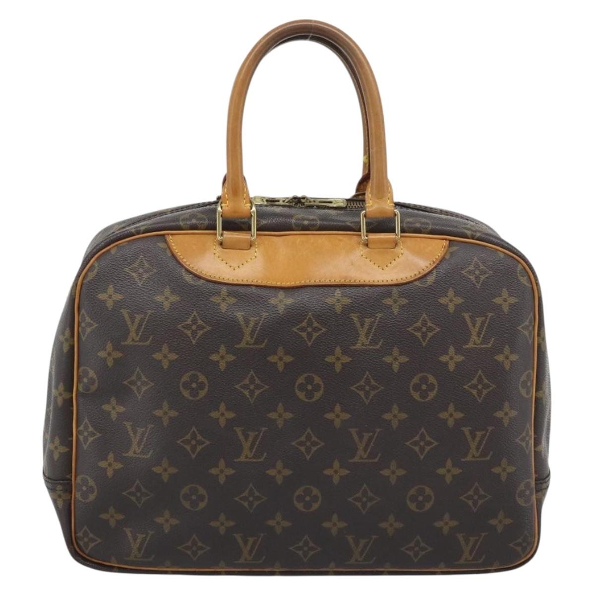 LOUIS VUITTON Monogram Deauville Hand Bag M47270 LV Auth gh2286