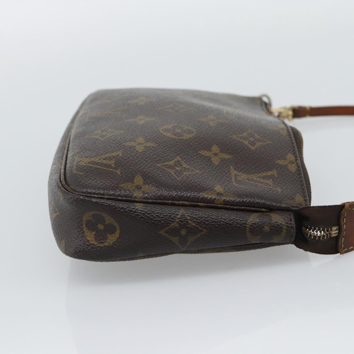 LOUIS VUITTON Monogram Pochette Accessoires Pouch M51980 LV Auth gh2289