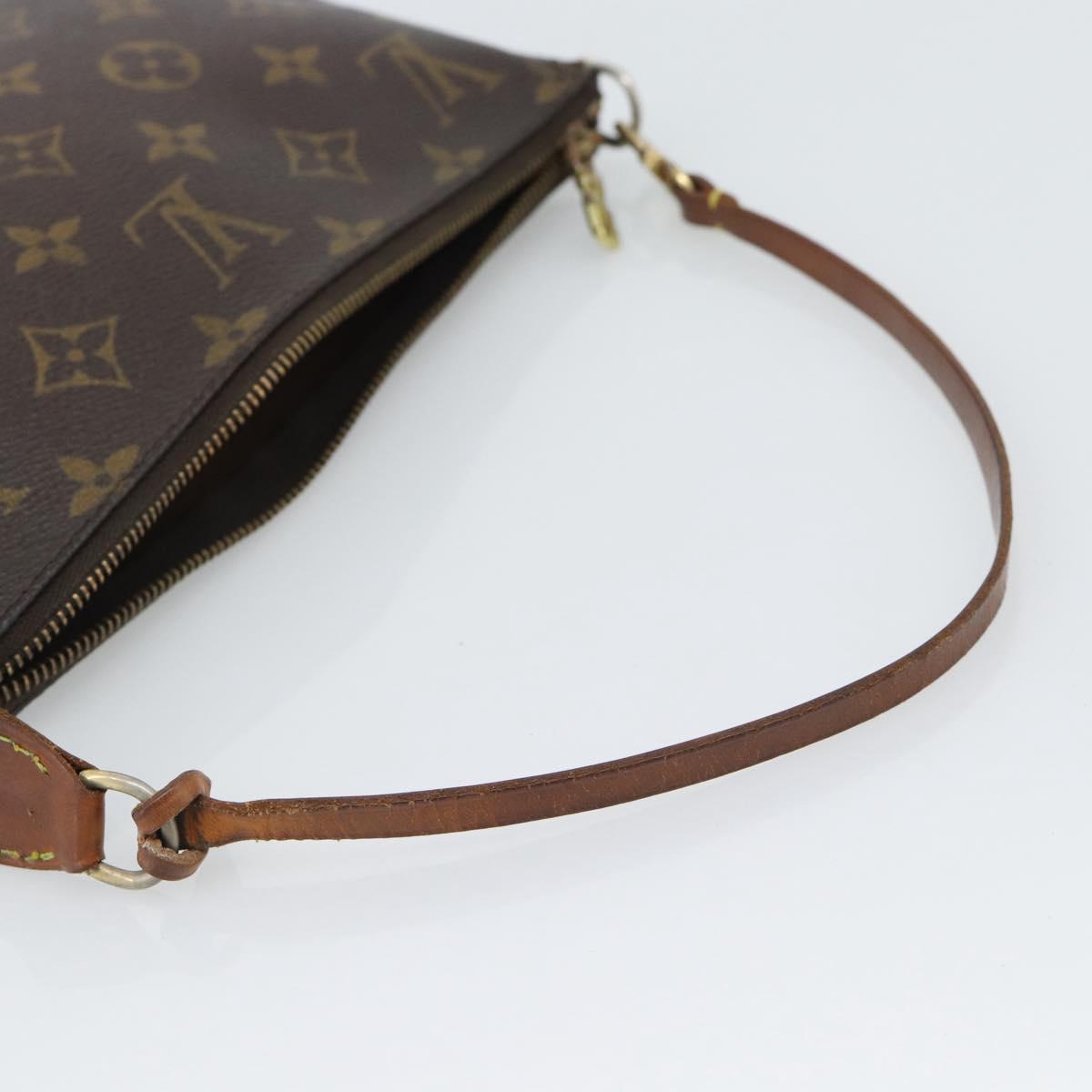LOUIS VUITTON Monogram Pochette Accessoires Pouch M51980 LV Auth gh2289