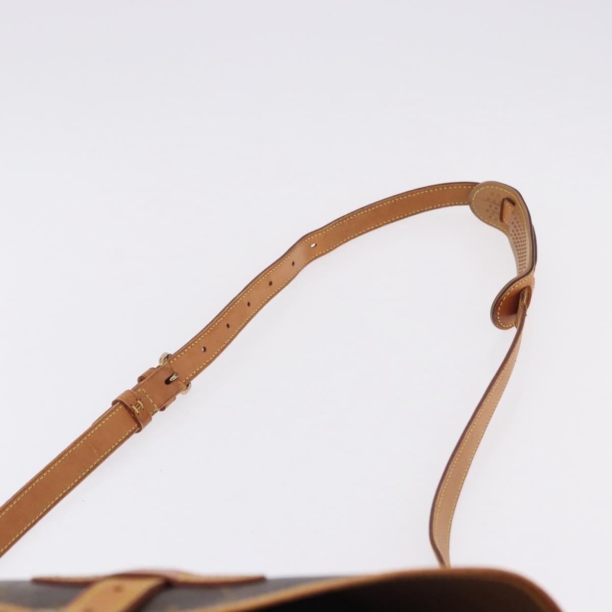 LOUIS VUITTON Monogram Saumur 30 Shoulder Bag M42256 LV Auth gh2291A
