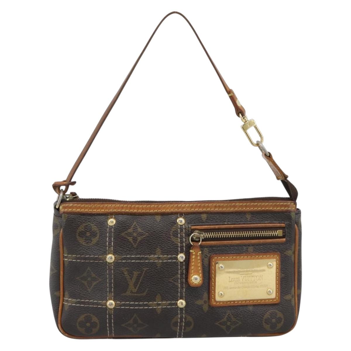 LOUIS VUITTON Monogram Rivert Pochette Accessoires Pouch M40141 LV Auth gh2292