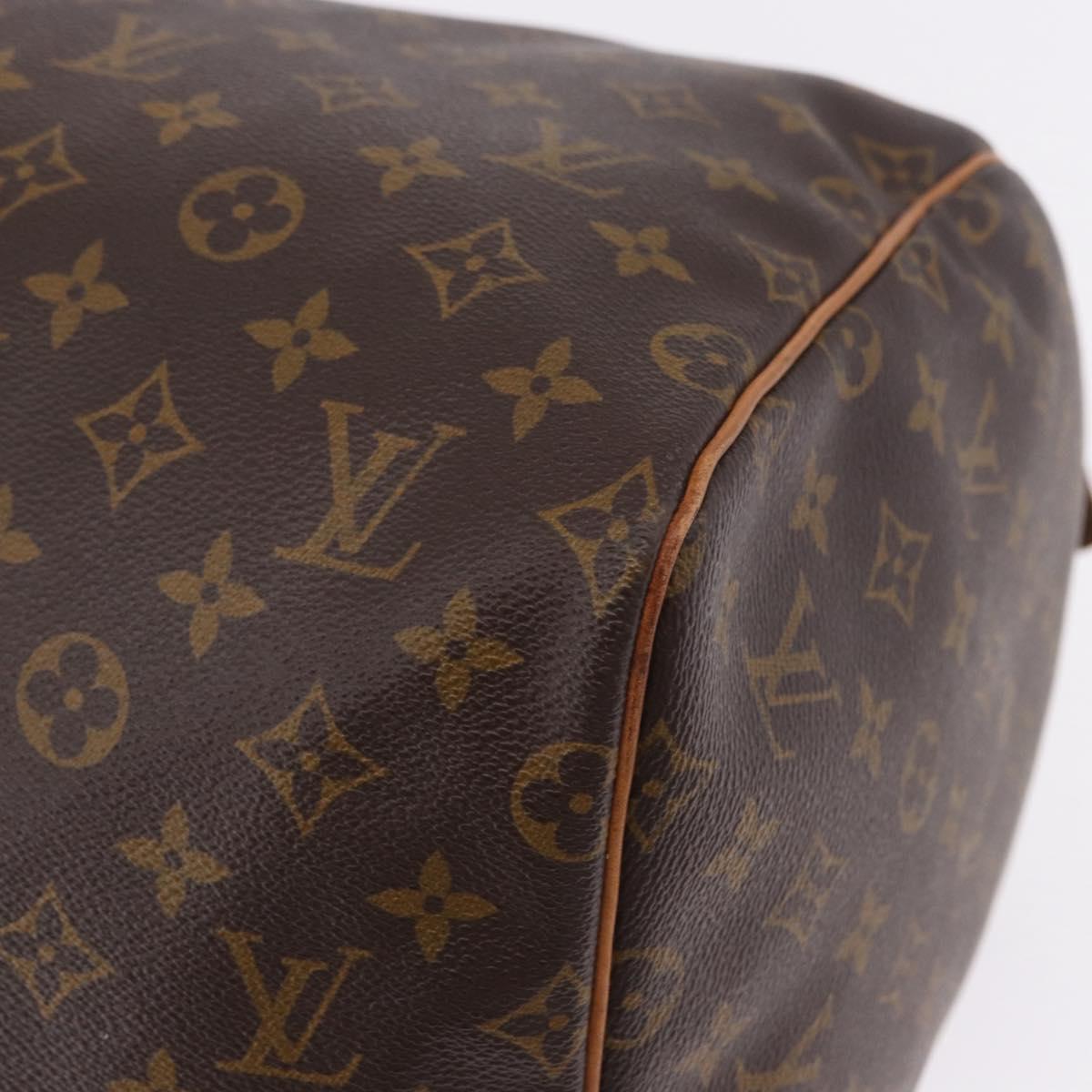 LOUIS VUITTON Monogram Keepall 55 Boston Bag M41424 LV Auth gh2293