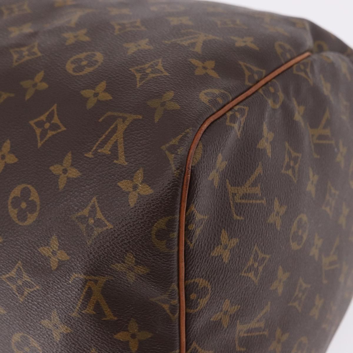 LOUIS VUITTON Monogram Keepall 55 Boston Bag M41424 LV Auth gh2293
