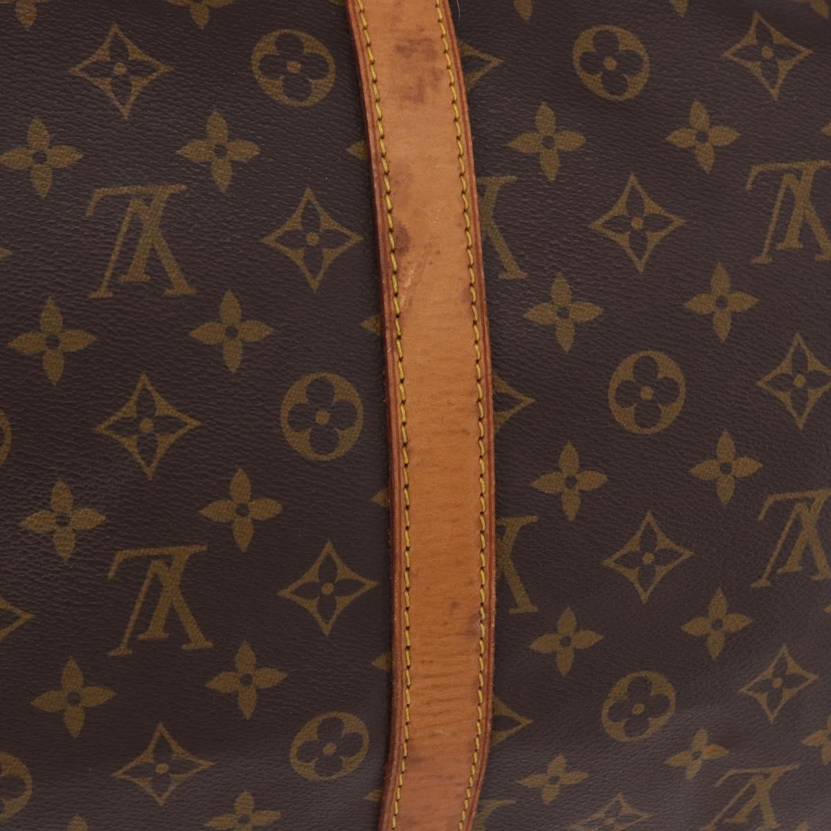 LOUIS VUITTON Monogram Keepall 55 Boston Bag M41424 LV Auth gh2293