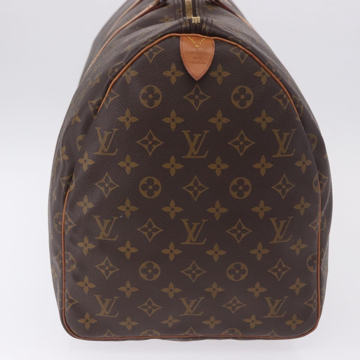 LOUIS VUITTON Monogram Keepall 55 Boston Bag M41424 LV Auth gh2293