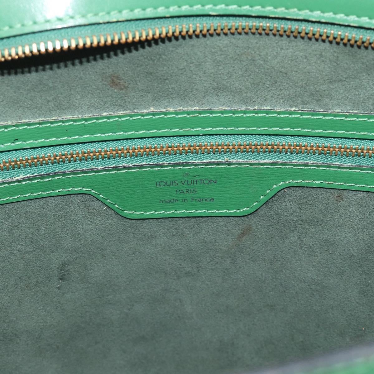 LOUIS VUITTON Epi Saint Jacques Shopping Shoulder Bag Green M52264 Auth gh2294