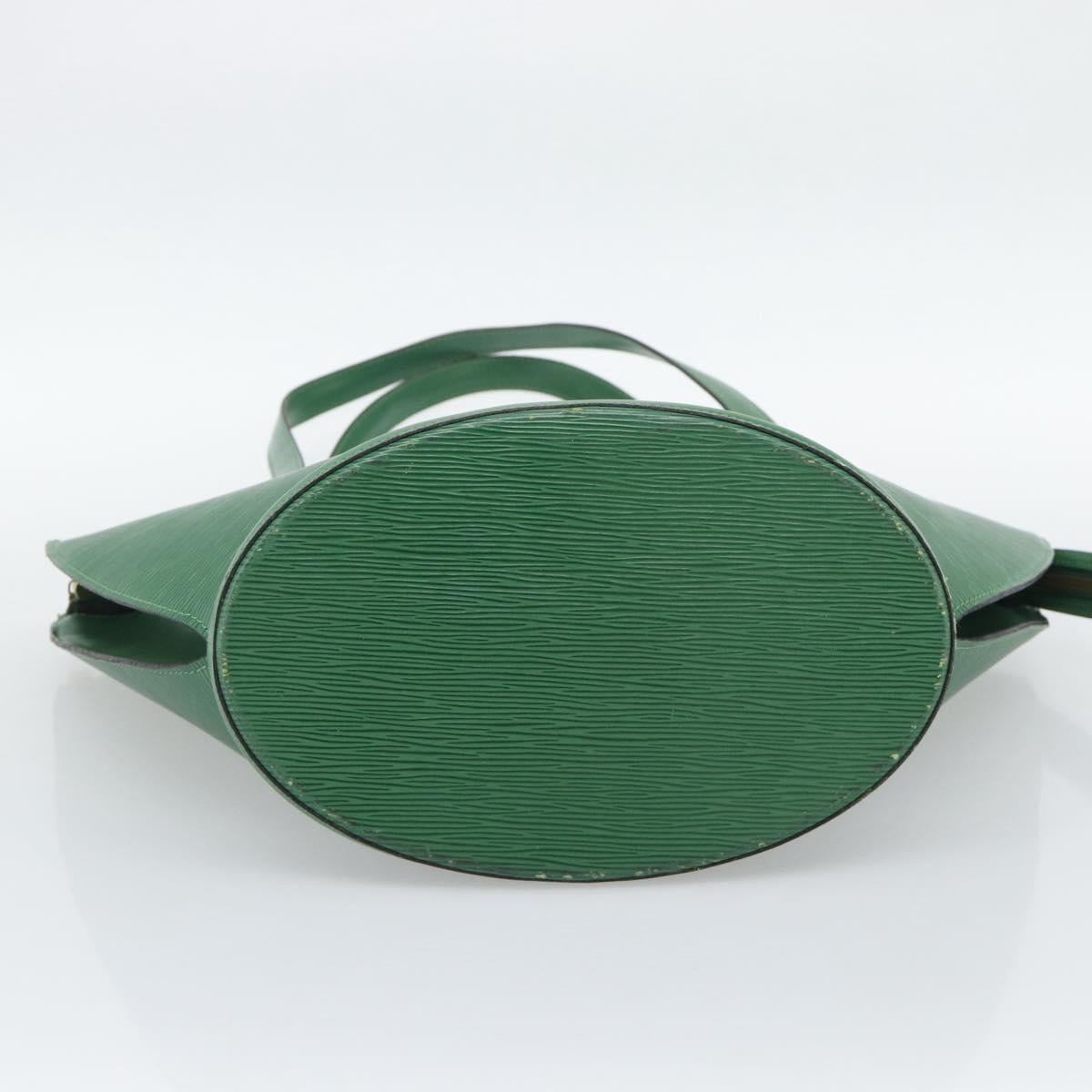 LOUIS VUITTON Epi Saint Jacques Shopping Shoulder Bag Green M52264 Auth gh2294
