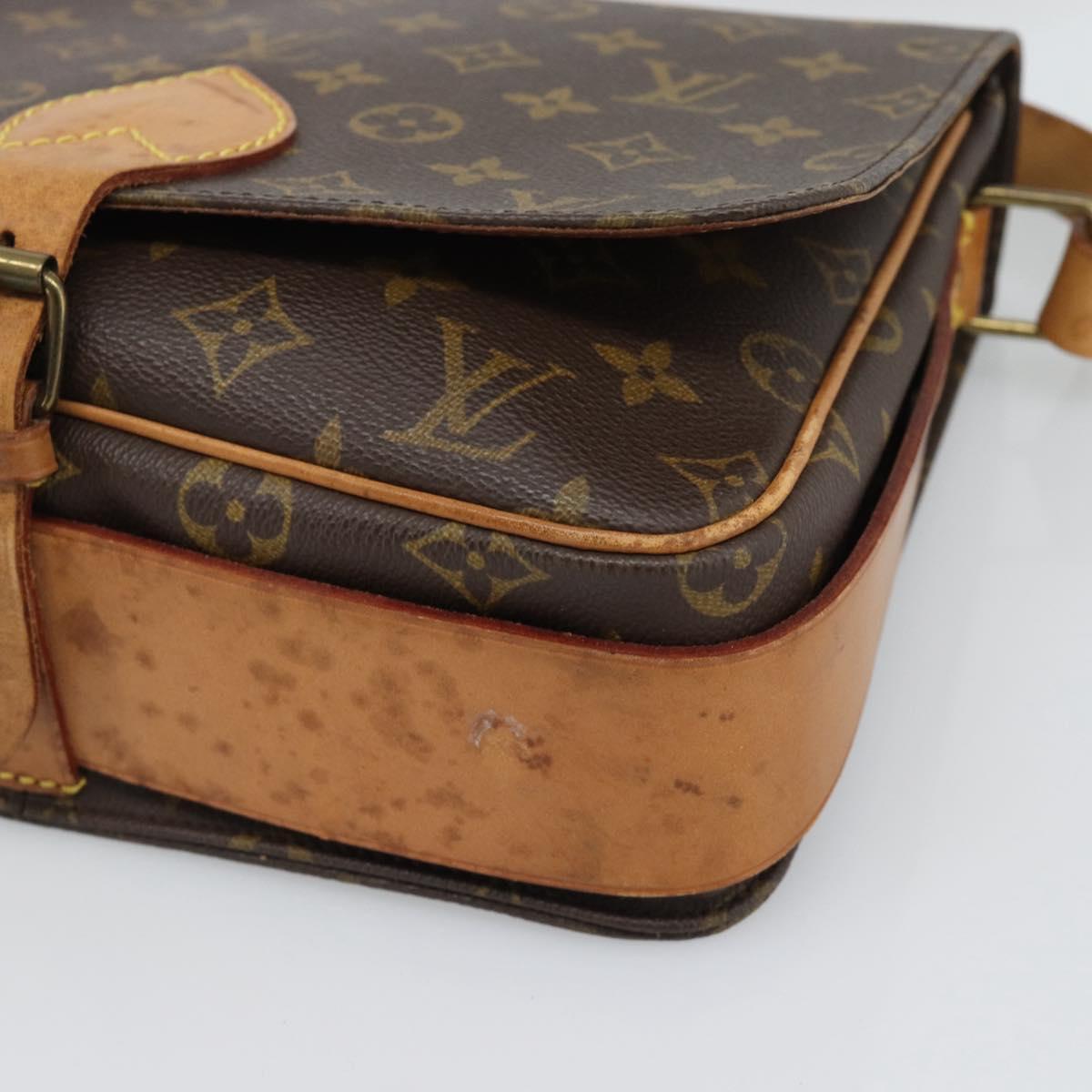 LOUIS VUITTON Monogram Cartouchiere GM Shoulder Bag M51252 LV Auth gh2296