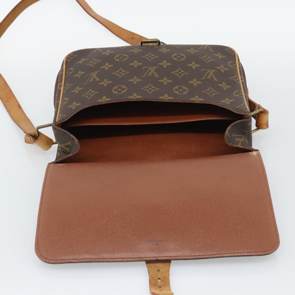 LOUIS VUITTON Monogram Cartouchiere GM Shoulder Bag M51252 LV Auth gh2296