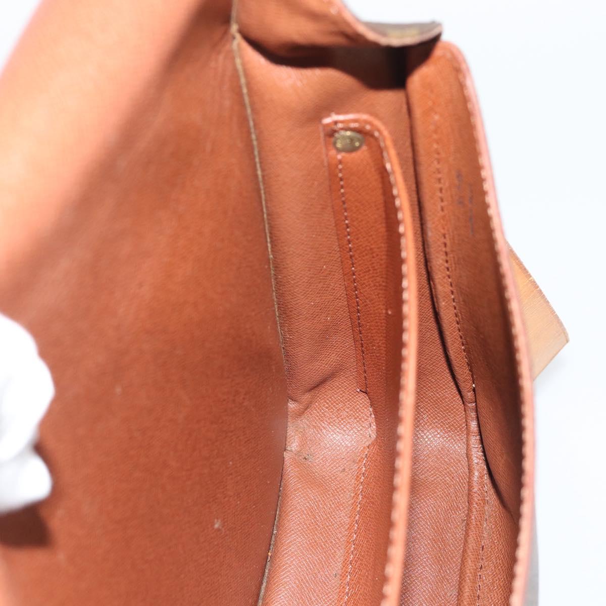 LOUIS VUITTON Monogram Cartouchiere GM Shoulder Bag M51252 LV Auth gh2296