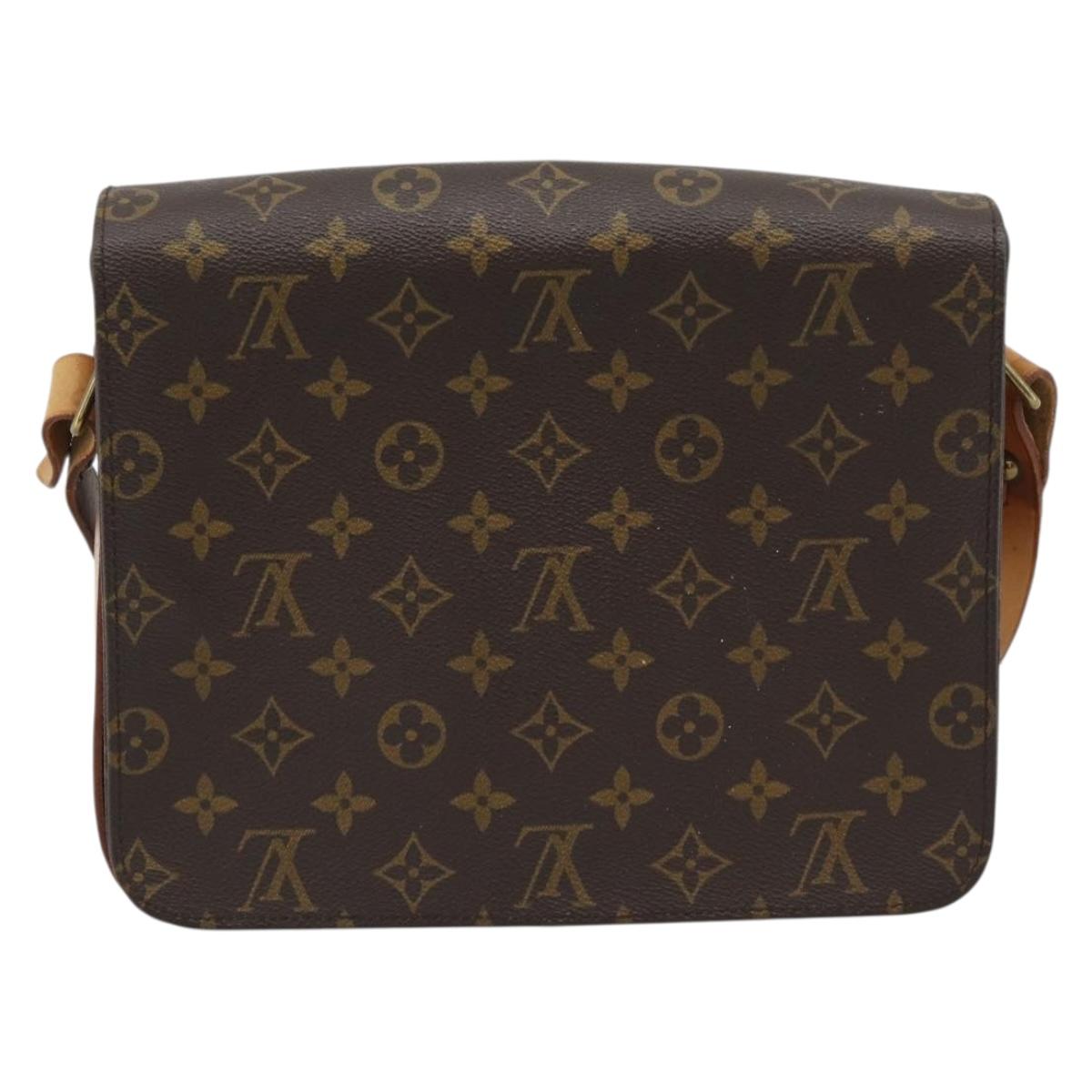 LOUIS VUITTON Monogram Cartouchiere GM Shoulder Bag M51252 LV Auth gh2296
