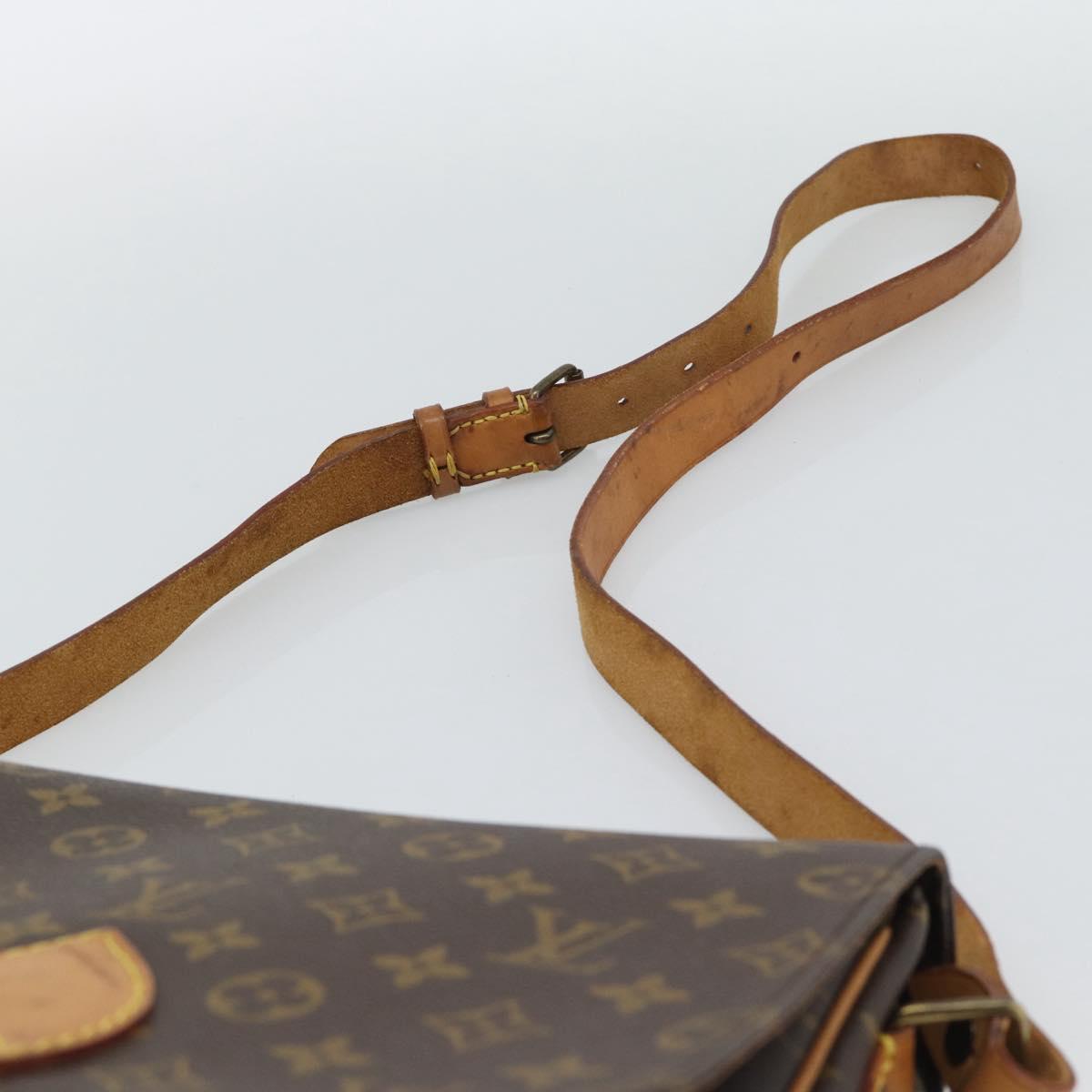 LOUIS VUITTON Monogram Cartouchiere GM Shoulder Bag M51252 LV Auth gh2296