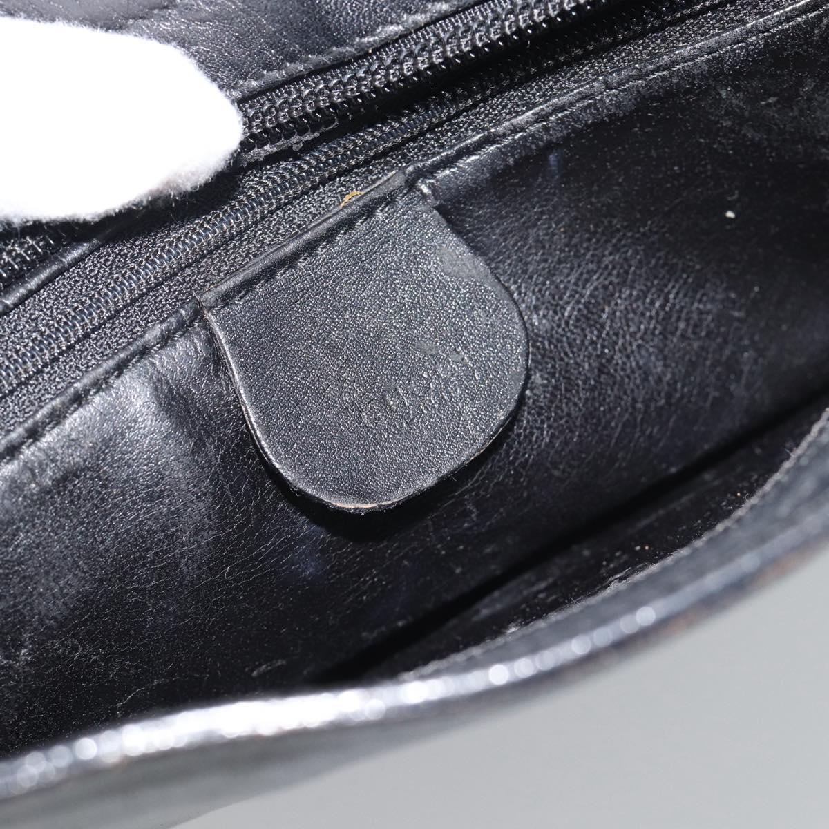 GUCCI Shoulder Bag Leather Black 001 2122 Auth gh2309