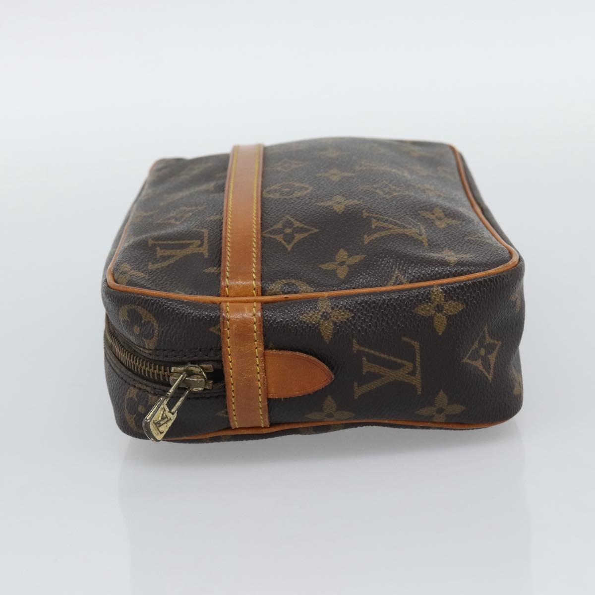 LOUIS VUITTON Monogram Compiegne 23 Clutch Bag M51847 LV Auth gh2318