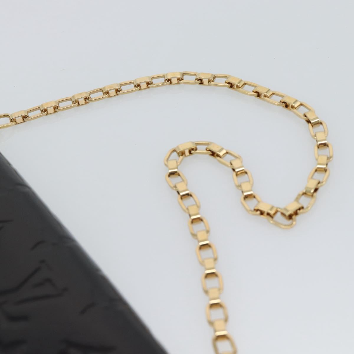 LOUIS VUITTON Monogram Vernis Portefeiulle Sarah Chain M90088 LV Auth gh2334V