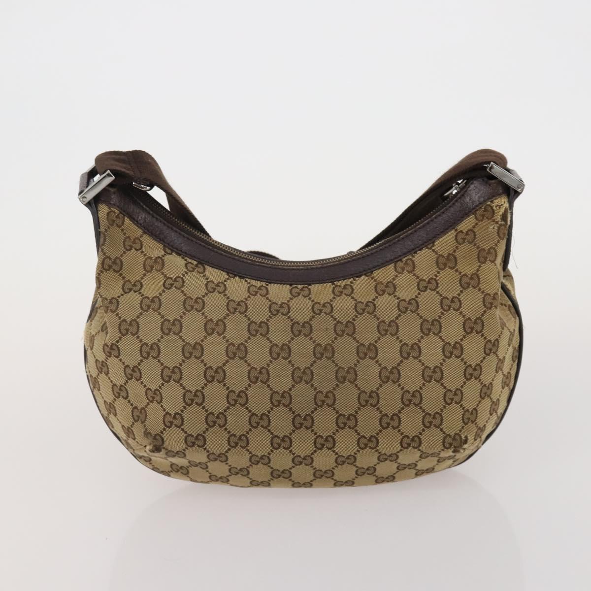 GUCCI GG Canvas Shoulder Bag Hand Bag 3 Set Beige Pink Silver Auth gh2336