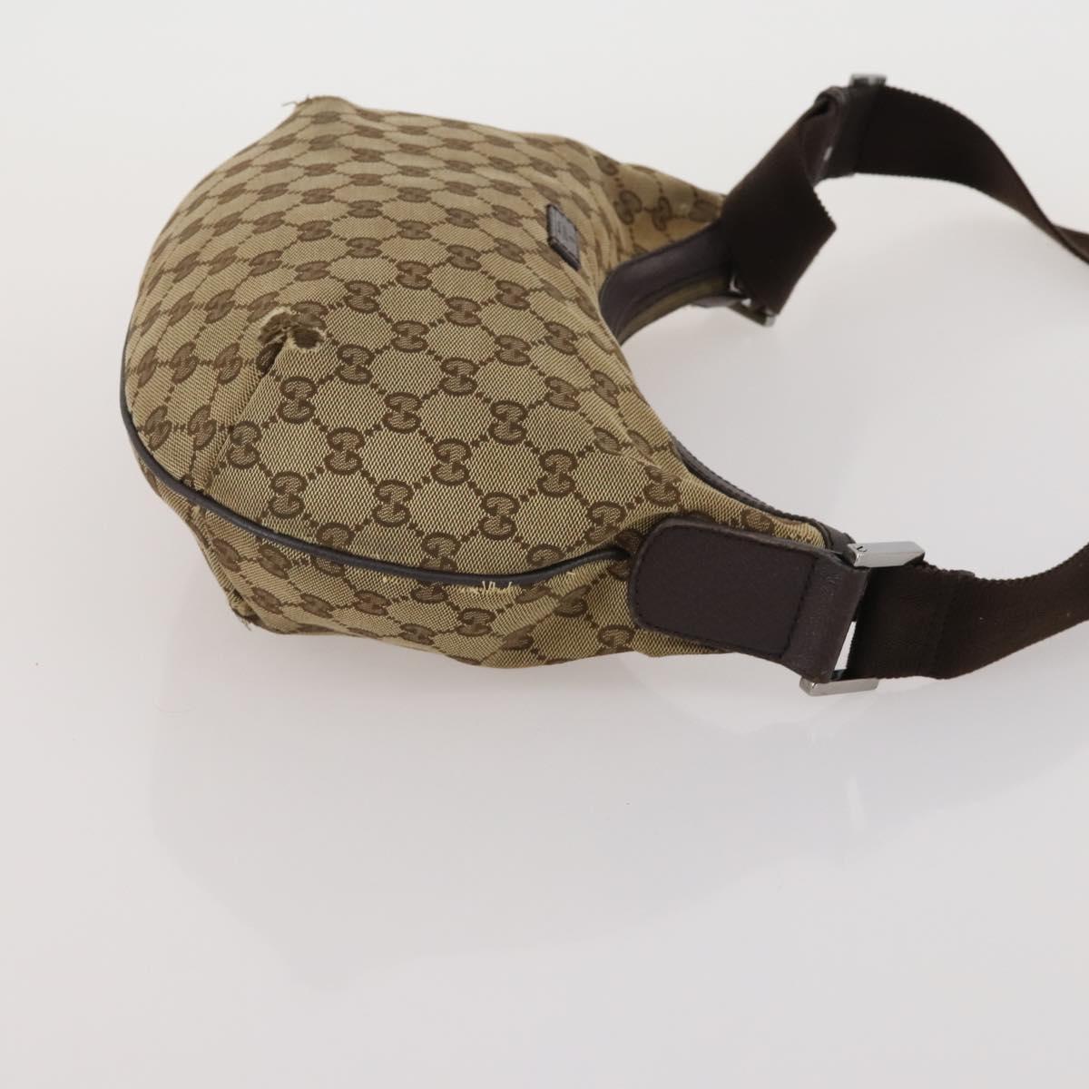 GUCCI GG Canvas Shoulder Bag Hand Bag 3 Set Beige Pink Silver Auth gh2336