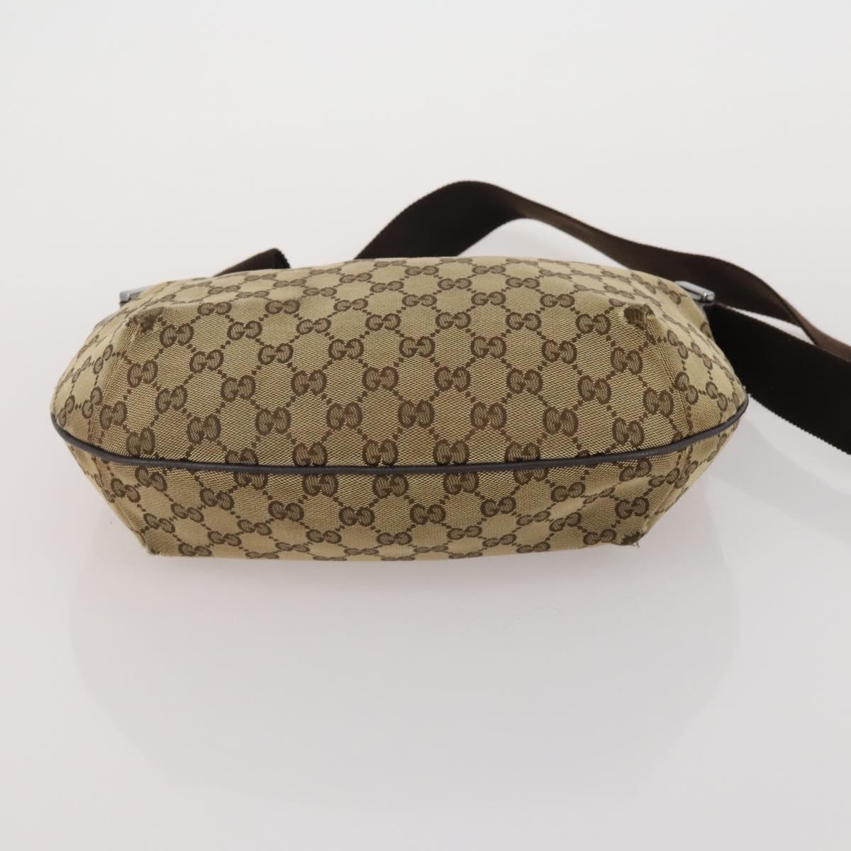 GUCCI GG Canvas Shoulder Bag Hand Bag 3 Set Beige Pink Silver Auth gh2336