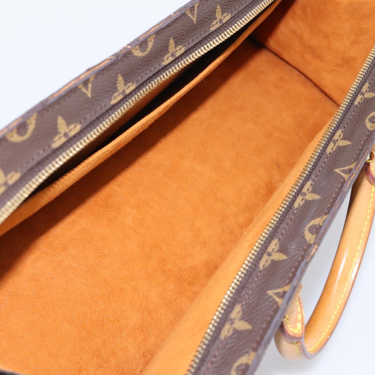 LOUIS VUITTON Monogram Sac Triangle Hand Bag M51360 LV Auth gh2339A
