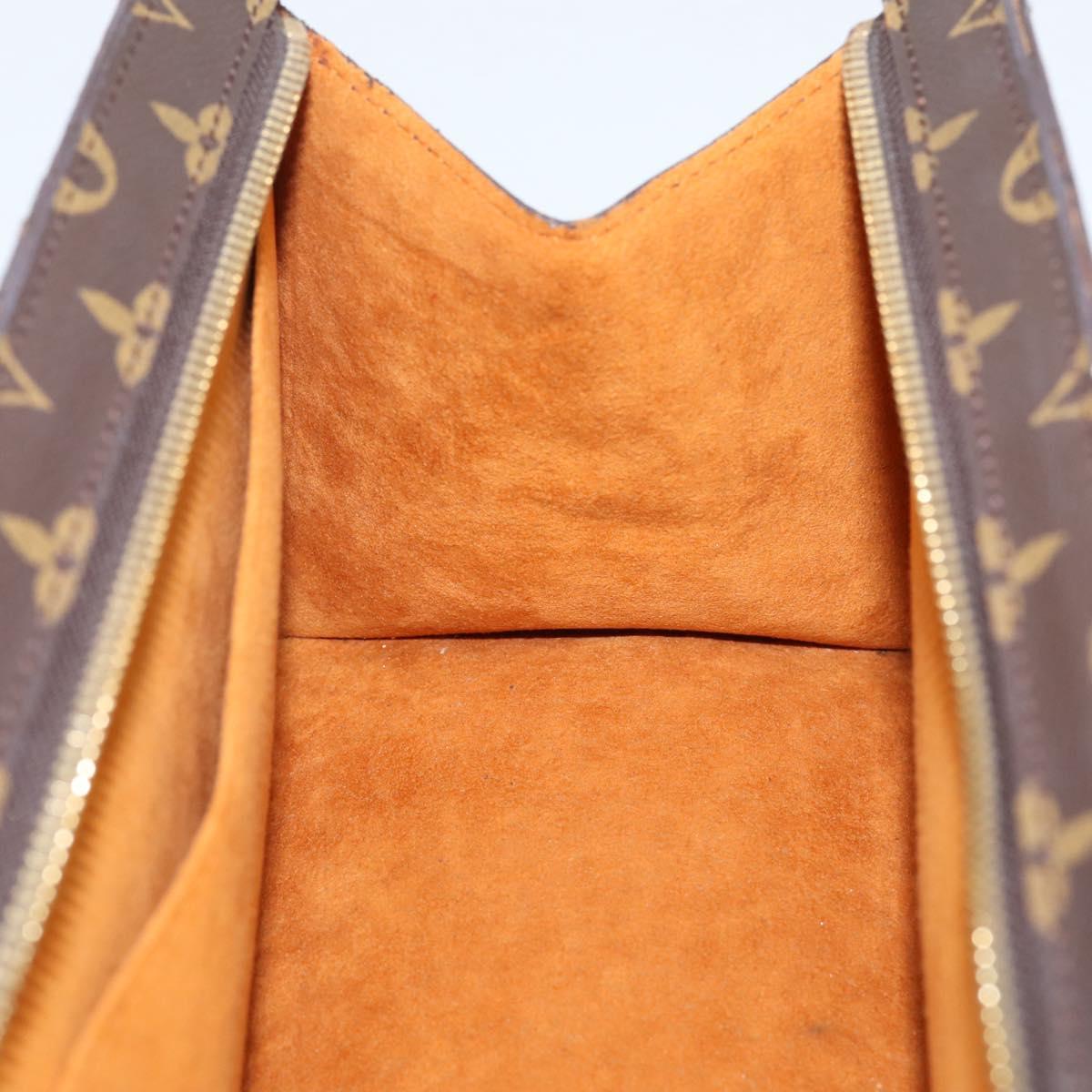 LOUIS VUITTON Monogram Sac Triangle Hand Bag M51360 LV Auth gh2339A