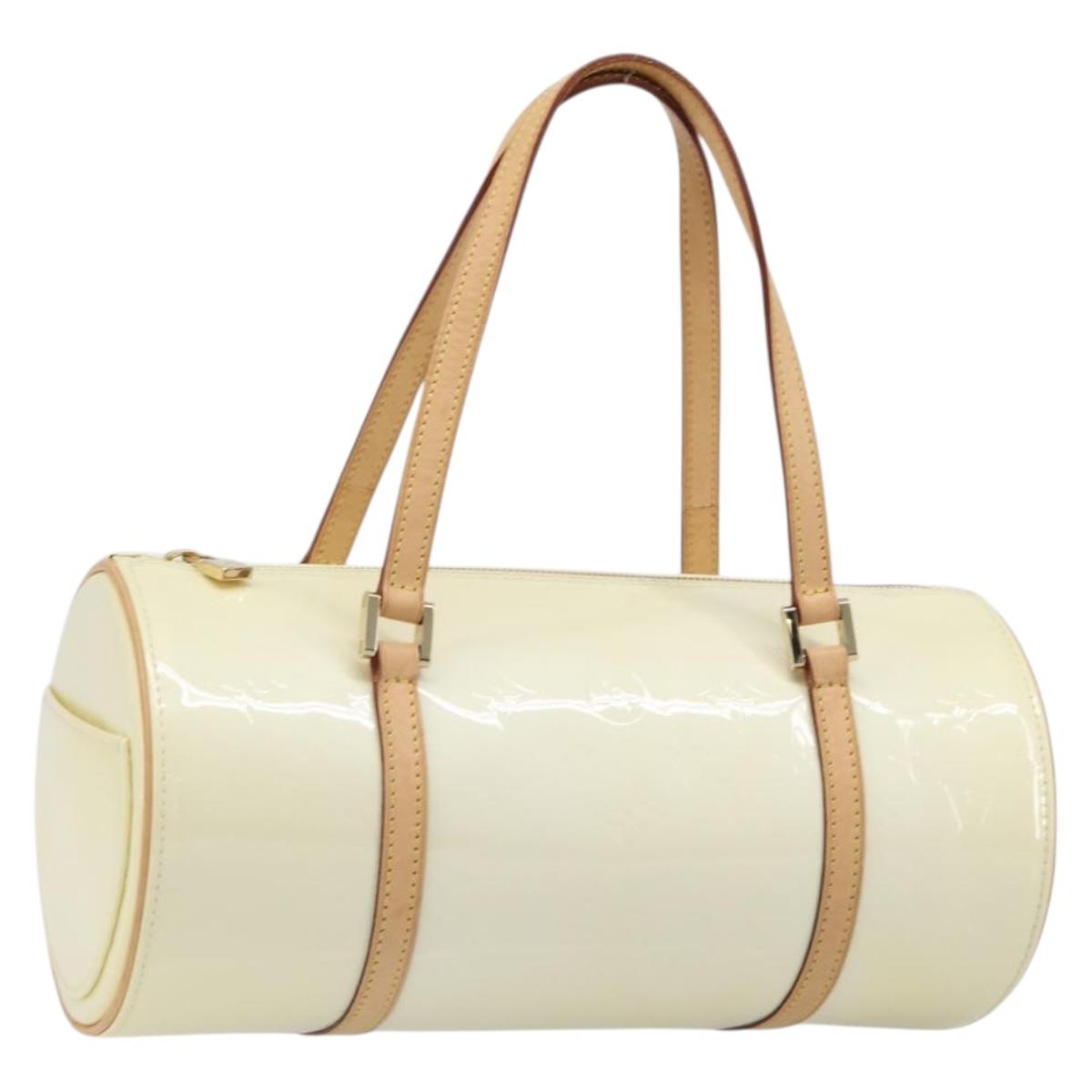 LOUIS VUITTON Monogram Vernis Bedford Hand Bag Perle M91006 LV Auth gh2340V