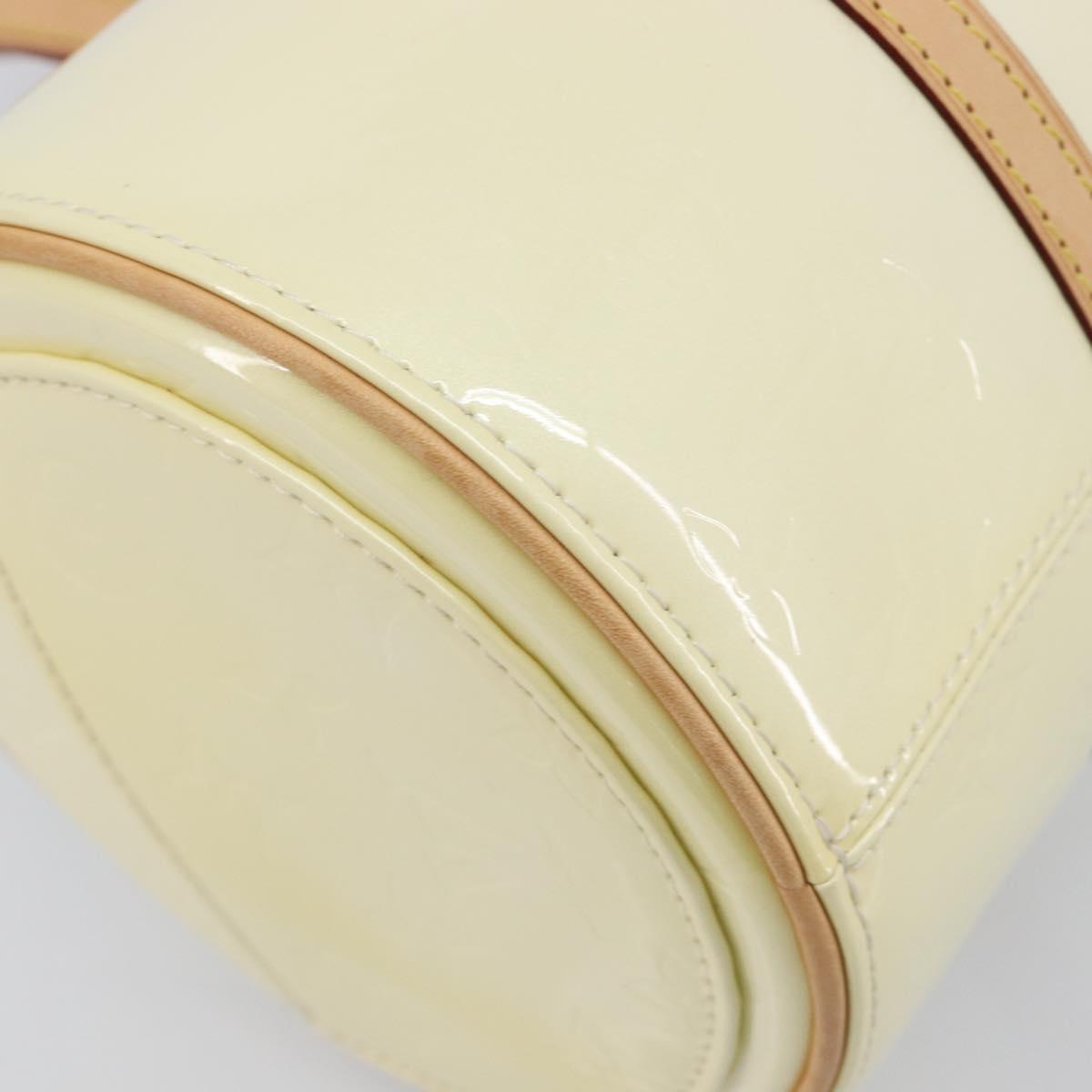 LOUIS VUITTON Monogram Vernis Bedford Hand Bag Perle M91006 LV Auth gh2340V