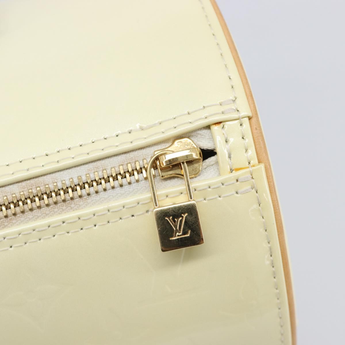 LOUIS VUITTON Monogram Vernis Bedford Hand Bag Perle M91006 LV Auth gh2340V