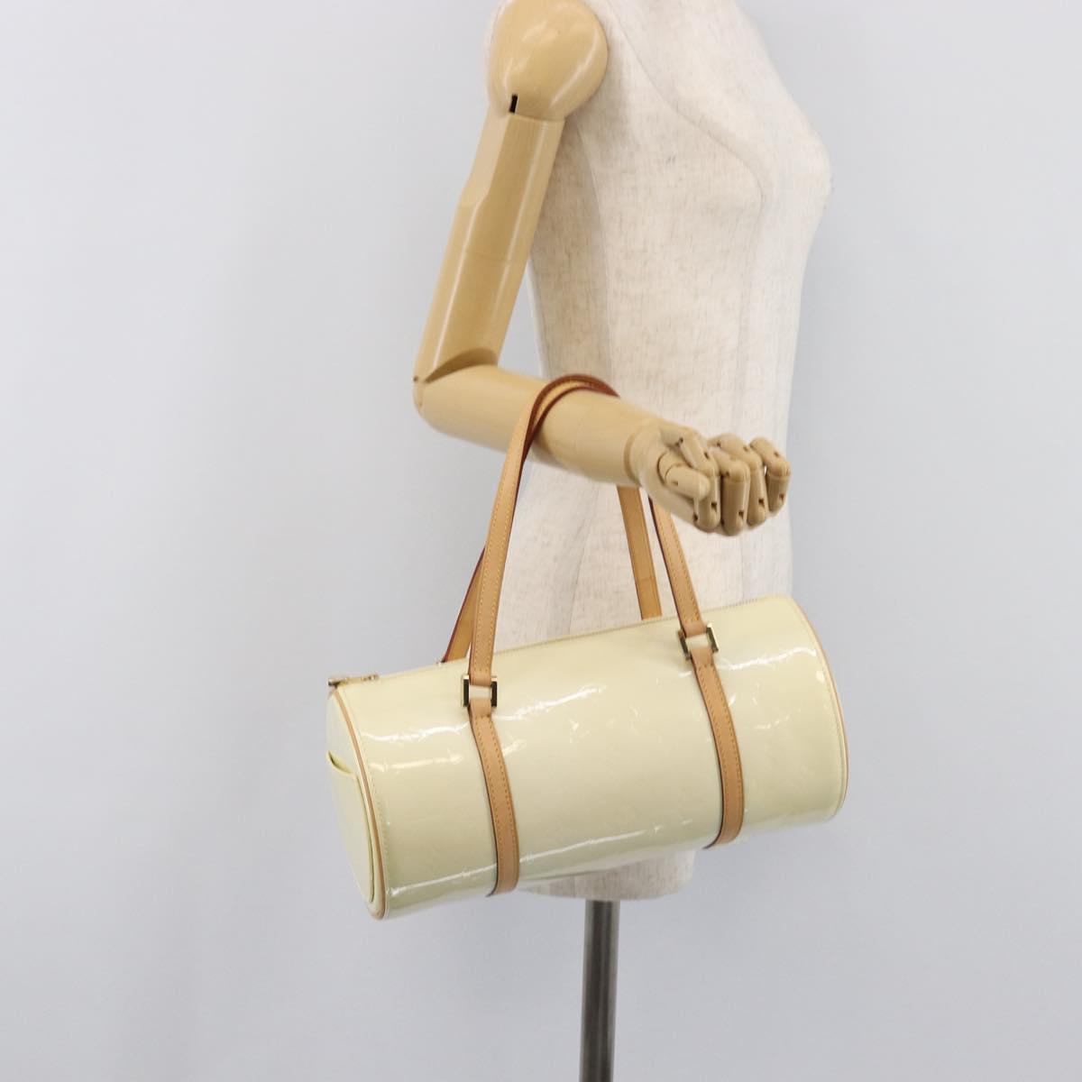 LOUIS VUITTON Monogram Vernis Bedford Hand Bag Perle M91006 LV Auth gh2340V