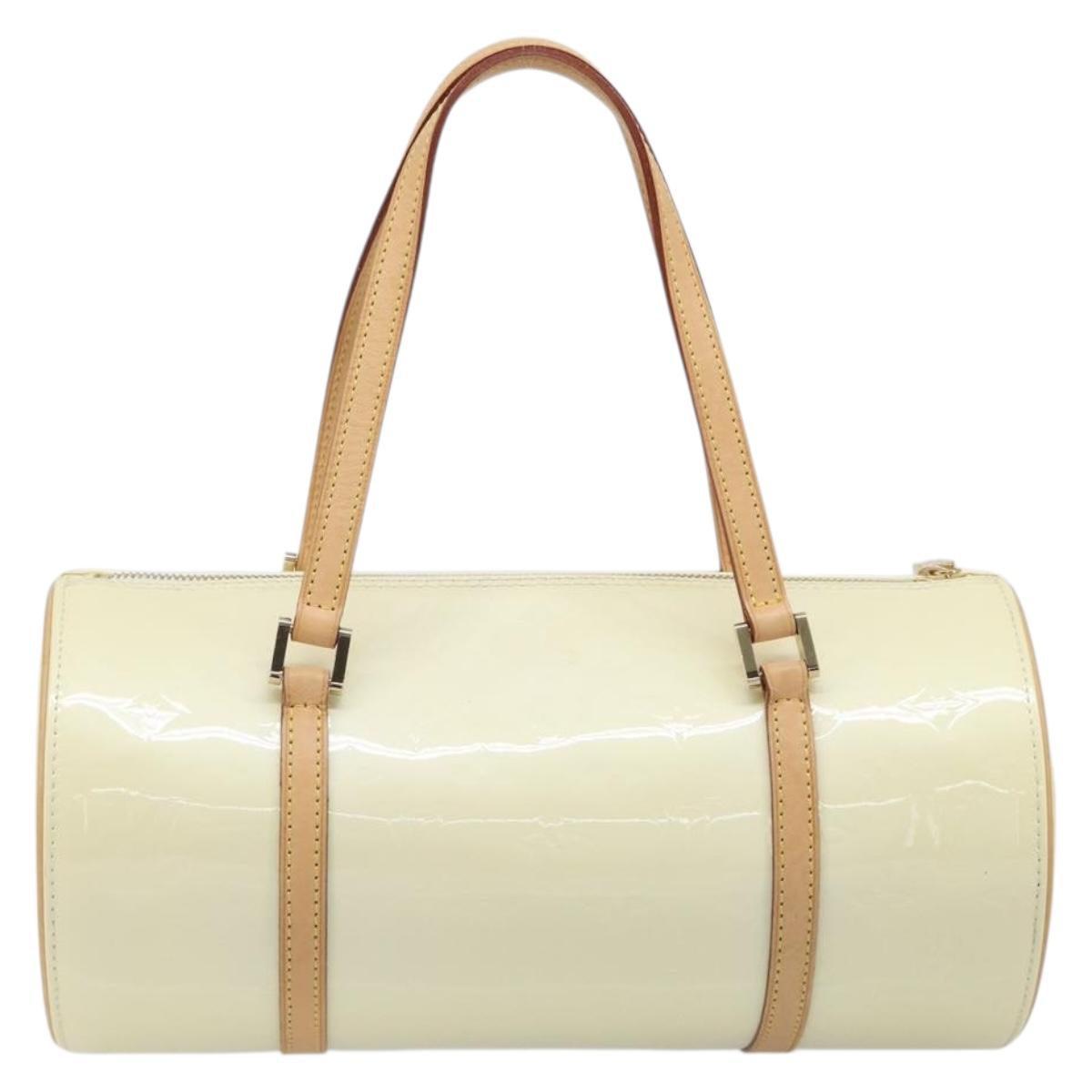 LOUIS VUITTON Monogram Vernis Bedford Hand Bag Perle M91006 LV Auth gh2340V