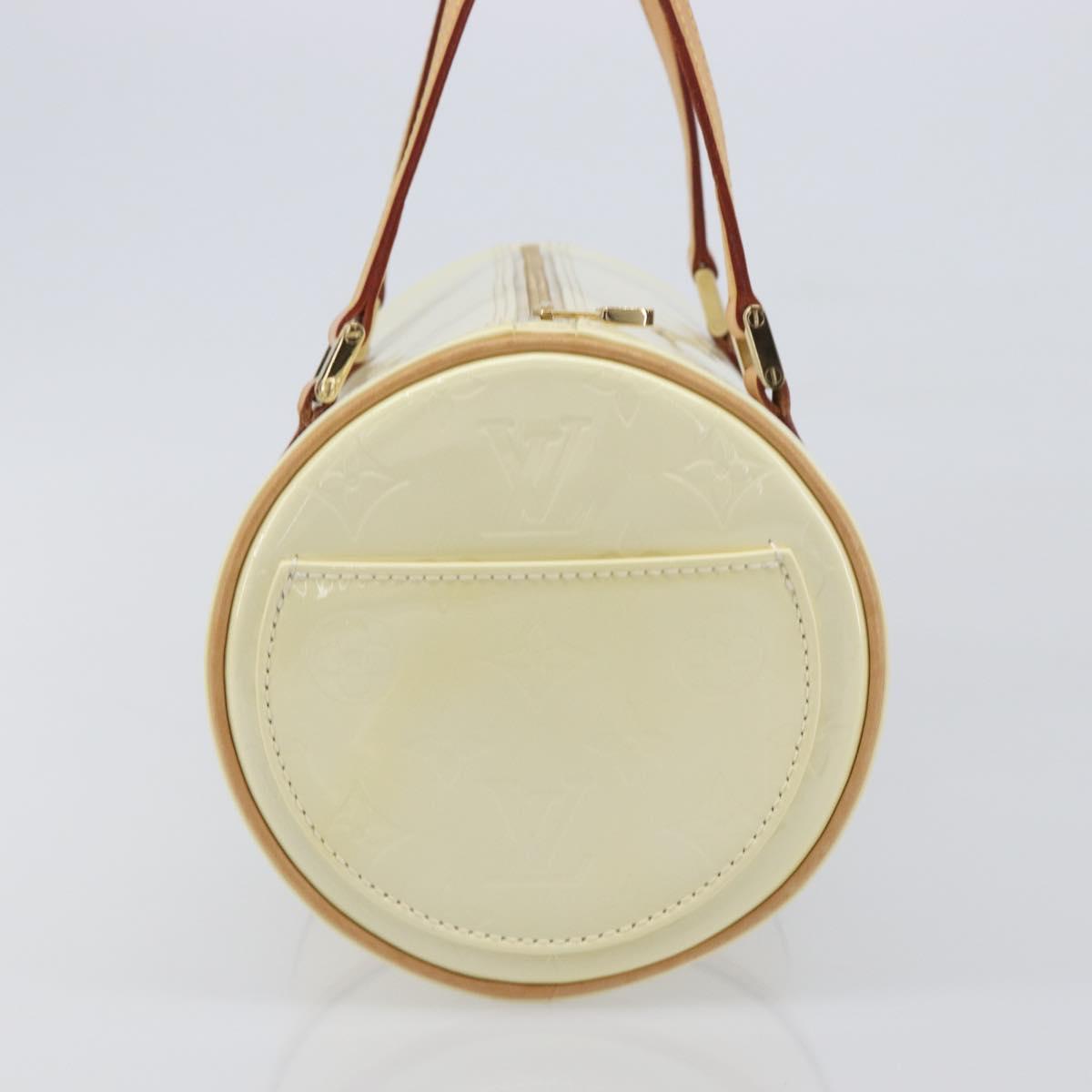 LOUIS VUITTON Monogram Vernis Bedford Hand Bag Perle M91006 LV Auth gh2340V